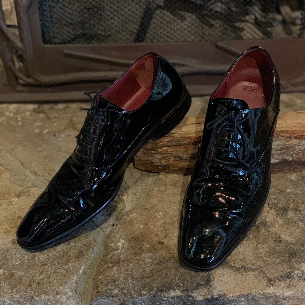 BOSS Tuxedo Shoes (Worn twice)